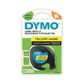 Ruban Plastiq Pr Letratag 12mmx4m Noir-jaune Dymo