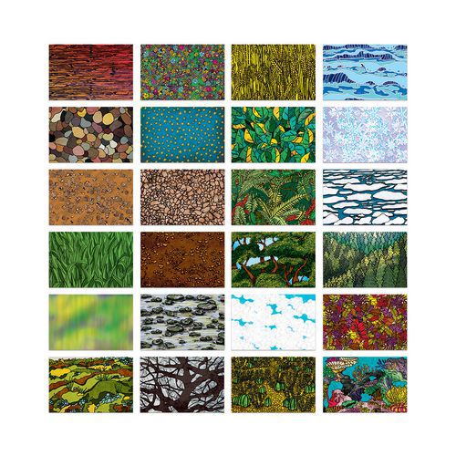 Bloc 144 feuilles papier déco 74g 21,6 x 14 cm planet Earth