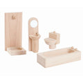 Salle de bain en bois naturel