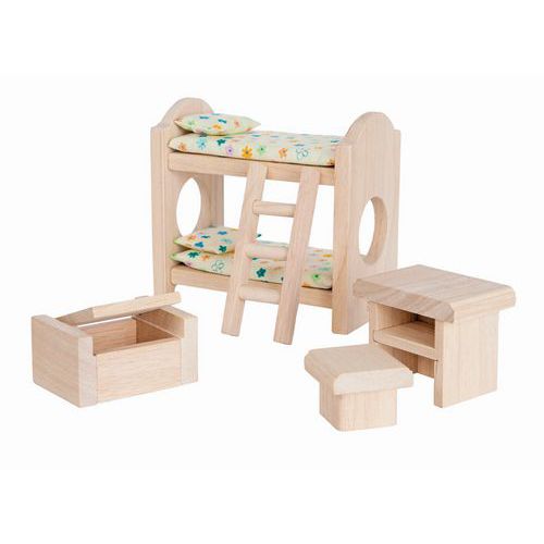 Chambre pour enfants bois naturel