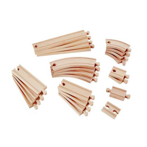 Coffret d'extention rails bois - Hape