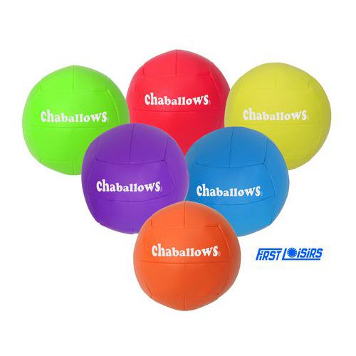 Lot de 6 balles chaballows dia 13cm