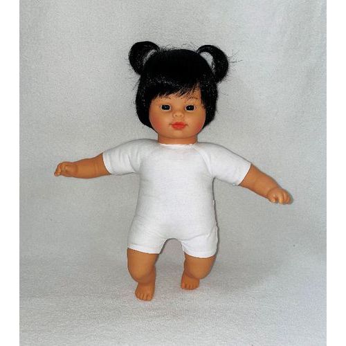 Bébé asiatique fille corps souple avec cheveux - Les pluminis