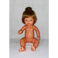 Bébé Européen Fille Avec Cheveux