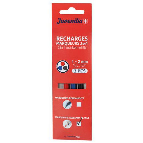 Sachet De 3 Recharges Marqueurs Tableaux Blancs