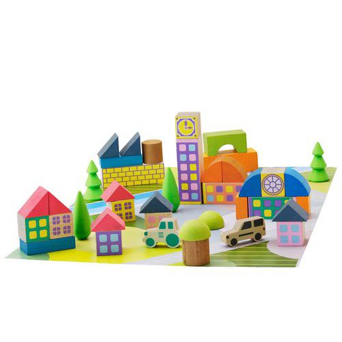 Jeu De Construction Mini Village