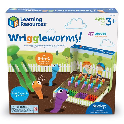 Lot de 47 Wriggleworms - Learning ressources
