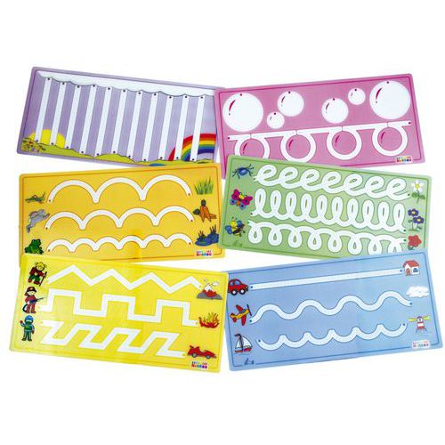 Lot De 6 Pistes Graphiques