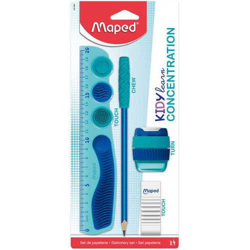 Kit 4 pièces KIDY LEARN CONCENTRATION - Maped
