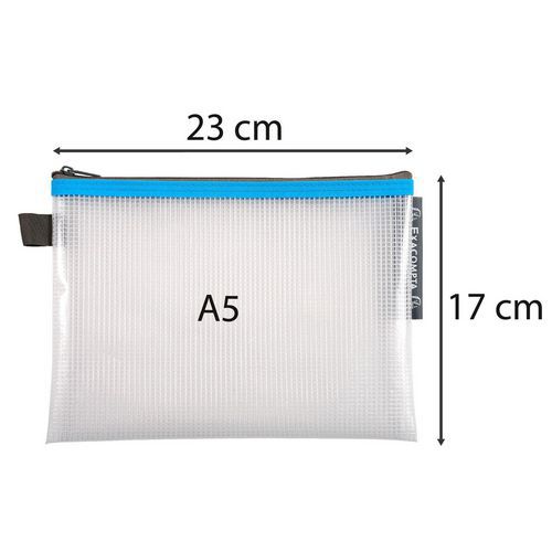 Pochette zip EVA A5 23x17 cm - Exacompta