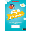 Vite ! Je Lis Ce1 Cahier D'entraînement Et De Fluence