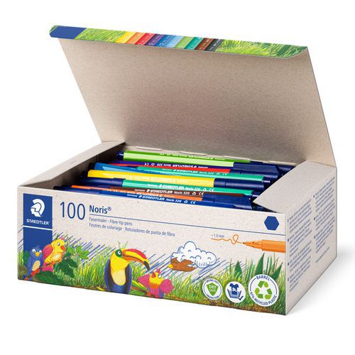 Recharge classpack 100 feutres assortis - Staedtler