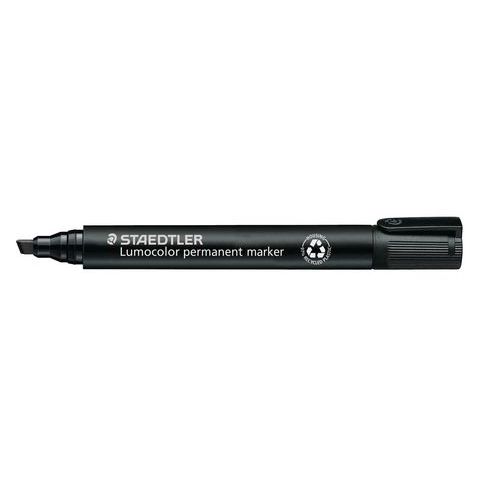 Marqueur pointe biseaute noir Staedtler