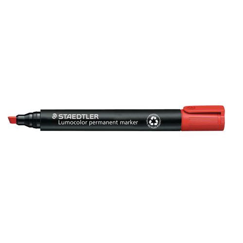 Marqueur Pointe Biseaute Rouge Staedtler