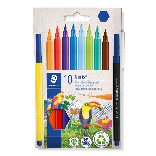 Pochette 10 Feutres Assortis Staedtler