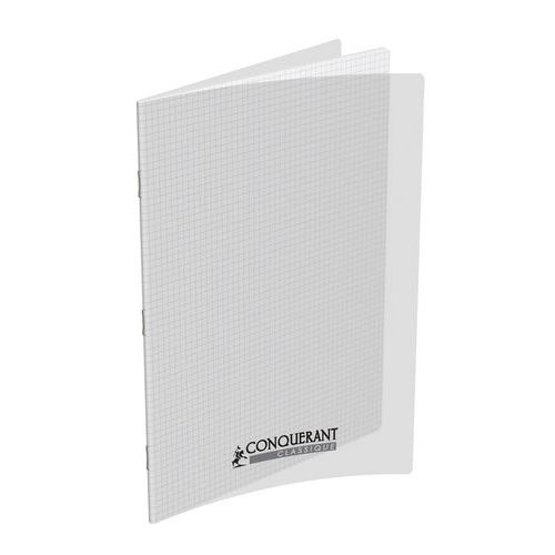 Cahier polypropylène A4 96 pages 5x5 - Conquerant