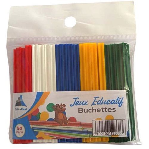 Sachet 50 Buchettes Plastique 8cm