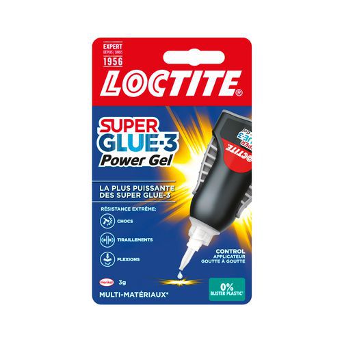 Flacon Super Glue 3g Control Ultra Gel