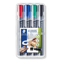 Etui 4 Marqueurs Permanents Pointe Biseautée