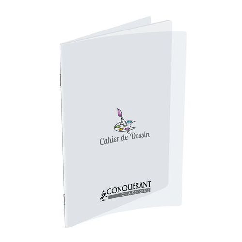 Cahier Dessin Polypro 120g 48p Uni 24x32 Spécial Collage