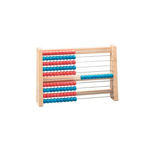 Boulier de calcul en re-wood comptage 1-100 - Wissner