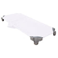 Drap sac de couchage blanc pour couchettes maternelle