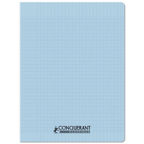 Cahier polypro 90g 48p seyes 24x32 cm bleu ciel