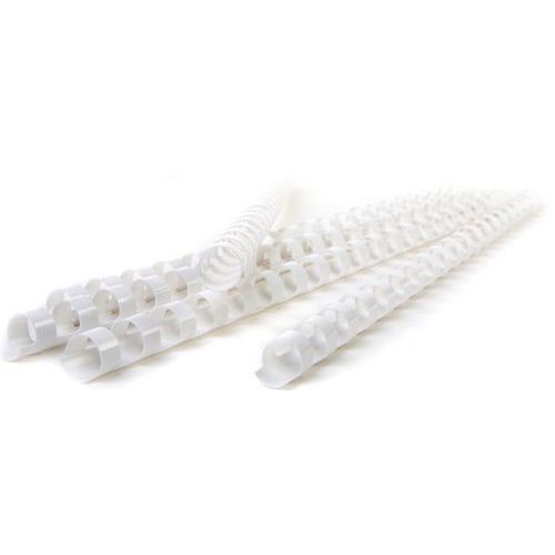 Peigne De Reliure En Plastique 28 Mm - Blanc - Pavo