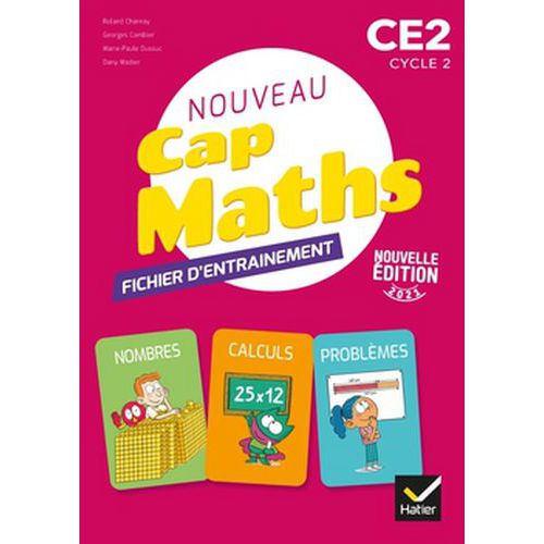 Cap Maths Ce2 Fichier Entrainement + Cahier Géo + Dico Maths