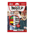 Etui 6 sticks peinture visage couleurs festives Maskup - Carioca