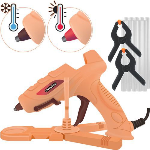 Pistolet à colle Cléo'Gun Fix Sécurité et 10 recharges - Cléopâtre