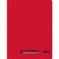 Cahier Polypro 90g 96p Seyes 17x22 - Rouge