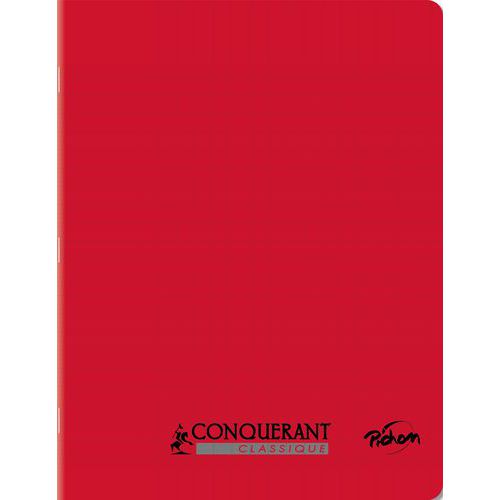 Cahier Polypro 90g 96p Seyes 17x22 - Rouge