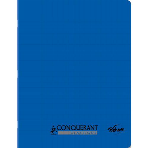 Cahier polypro 90g 96p seyes 17x22 - bleu