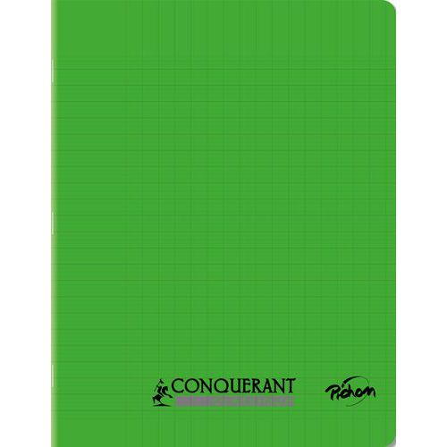 Cahier Polypro 90g 96p Seyes 17x22 - Vert