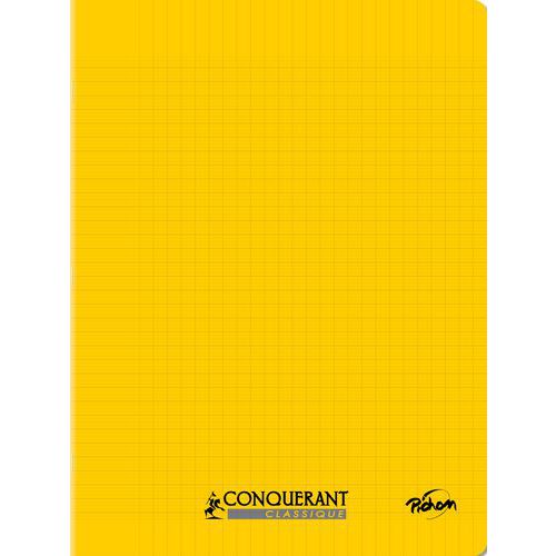 Cahier polypro 90g 96p seyes 24x32 - jaune