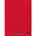 Cahier Polypro 90g 96p Seyes 24x32 - Rouge