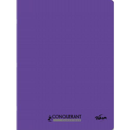 Cahier Polypro 90g 96p Seyes 24x32 - Violet