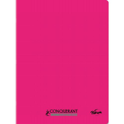 Cahier Polypro 90g 96p Seyes 24x32 - Rose
