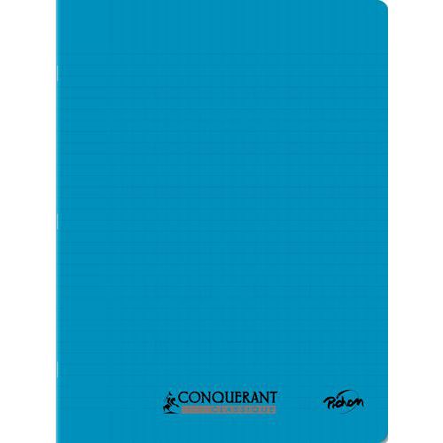 Cahier Polypro 90g 96p Seyes 24x32 - Turquoise