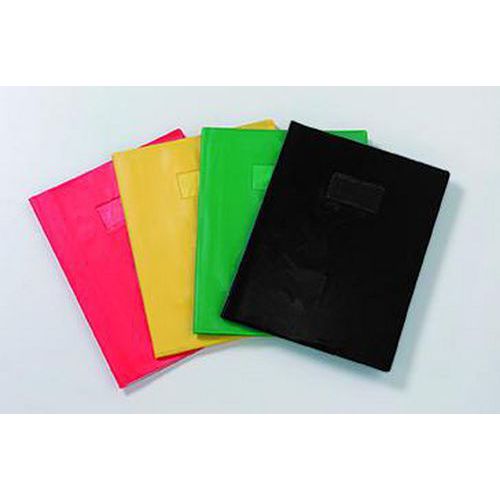 Prot cah 24x32 plast ép 20/100è col opaque rouge