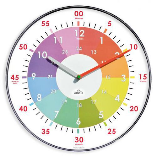 Horloge Scolaire Murale Ø 30cm
