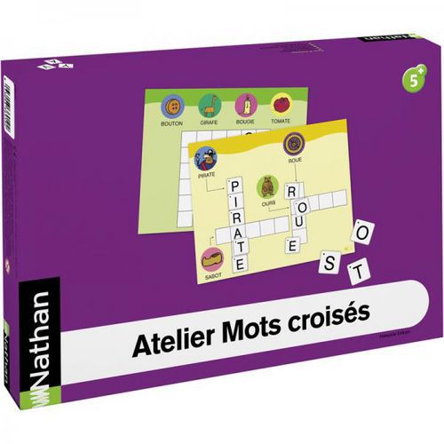 Atelier Mots Croisés Pour 2 Enfants - Nathan