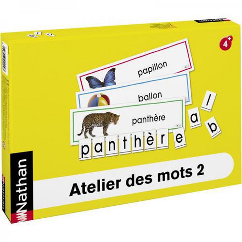 Atelier des mots 2 pour 2 enfants - Nathan