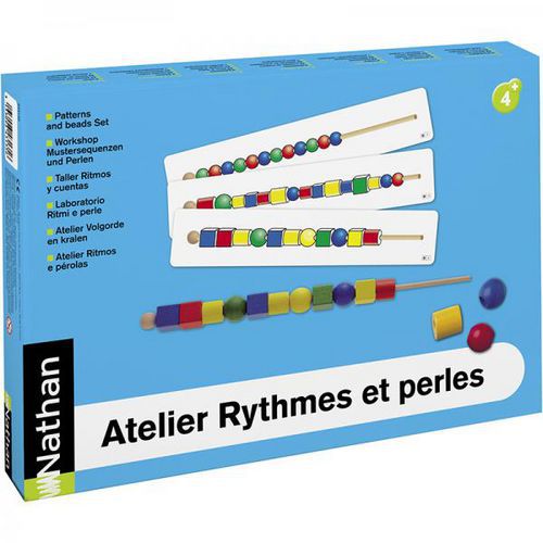Atelier rythmes et perles pour 2 enfants - Nathan