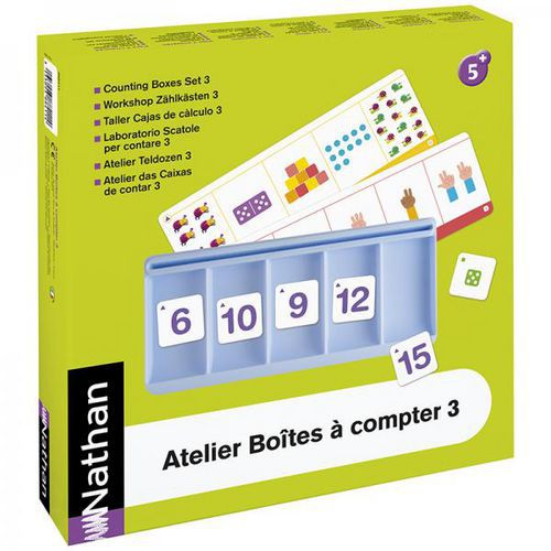 Atelier boîtes à compter 3 pour 2 enfants - Nathan