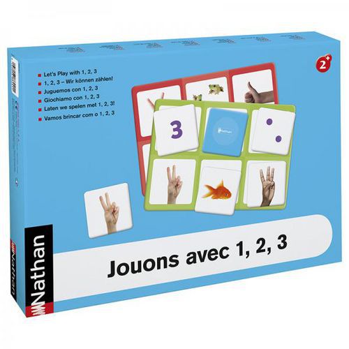 Jouons avec 1, 2, 3 - Nathan