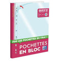 Bloc 40 Poch Détach A4 Polyp Incol 9/100 Perf Oxf Quick'in