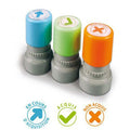 Ens 3 Tampons Encrage Auto Empreinte 20mm