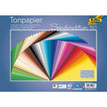 Paqu 50 feuilles papier dessin teinté 130g 25x35cm assorties- Folia